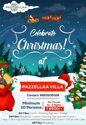 Pazzellaa Villa — Christmas 2023 campaign creative