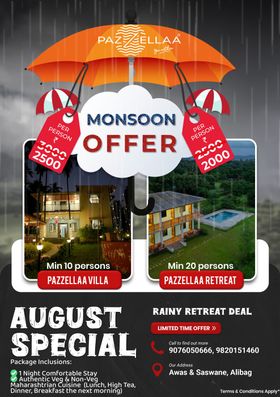 Pazzellaa Villa — Monsoon 2025 offer creative