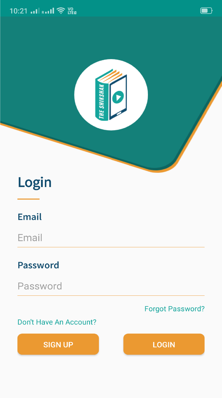 App screen — lecture detail
